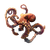 Surreal Vector Octopus Vinyl Car Decal Sticker – Waterproof & UV-Resistant 3.4133333333333336"