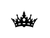 Gothic Crown Logo Vinyl Car Decal Sticker – Waterproof & UV-Resistant 6.1866666666666665"