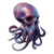Iridescent Skull Octopus Vinyl Car Decal Sticker – Waterproof & UV-Resistant 3.4133333333333336"