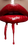 Dripping Red Lips V3 Vinyl Car Decal Sticker – Waterproof & UV-Resistant 9.706666666666667"
