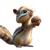 Squirrel Gathering Acorns Vinyl Car Decal Sticker – Waterproof & UV-Resistant 3.4133333333333336"