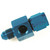 High-Performance -10AN Fuel Pressure Gauge Fitting | Lightweight Aluminum | Leak Proof Seal | Black Anodized