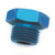 Stylish Blue -10AN Pipe Plug Fitting | Reusable Aluminum Cap, Leak Proof Seal | USA Made