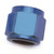 High-Performance -10AN Tube End Fitting Nut | Anodized Blue Aluminum | Set of 2