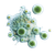 Bacterial Colony Vinyl Car Decal Sticker – Waterproof & UV-Resistant 6.826666666666667"