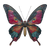 Colorful Butterfly V14 Vinyl Car Decal Sticker – Waterproof & UV-Resistant 3.4133333333333336"