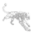 Stylized Snow Leopard V2 Vinyl Car Decal Sticker – Waterproof & UV-Resistant 3.4133333333333336"