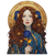Mary Magdalene Klimt Vinyl Car Decal Sticker – Waterproof & UV-Resistant 3.4133333333333336"