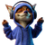 Dj Fox V2 Vinyl Car Decal Sticker – Waterproof & UV-Resistant 3.4133333333333336"