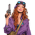 Wild West Heroine Vinyl Car Decal Sticker – Waterproof & UV-Resistant 3.4133333333333336"