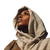 Hooded Woman Skyward Vinyl Car Decal Sticker – Waterproof & UV-Resistant 6.826666666666667"