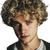 Blond Curly Portrait Vinyl Car Decal Sticker – Waterproof & UV-Resistant 3.4133333333333336"
