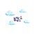 Cute Pixel Airplane Vinyl Car Decal Sticker – Waterproof & UV-Resistant 6.826666666666667"