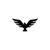 Eagle Soaring Logo Vinyl Car Decal Sticker – Waterproof & UV-Resistant 6.826666666666667"