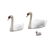 Swans In Pond Vinyl Car Decal Sticker – Waterproof & UV-Resistant 3.4133333333333336"