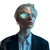 Futuristic Androgynous Portrait V3 Vinyl Car Decal Sticker – Waterproof & UV-Resistant 3.4133333333333336"