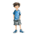 Young Boy Portrait V32 Vinyl Car Decal Sticker – Waterproof & UV-Resistant 6.826666666666667"