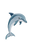 Embroidered Dolphin Vinyl Car Decal Sticker – Waterproof & UV-Resistant 4.4