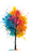 Paint Splatter Tree Vinyl Car Decal Sticker – Waterproof & UV-Resistant 4.8533333333333335"
