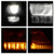 Spyder Automotive LED Headlight Assembly | For Ram 2500, 1500 Classic & More | Apex Series, Projector Beam, Clear Lens