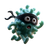 Scared Cartoon Virus Vinyl Car Decal Sticker – Waterproof & UV-Resistant 6.826666666666667"