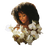 African-American Goddess Vinyl Car Decal Sticker – Waterproof & UV-Resistant 3.4133333333333336"