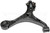 Dorman Control Arm 520-695 OE Solutions; OE Replacement; Non Adjustable; Black; Steel; With Ball Joint/Bushings And Mounting Hardware; Single