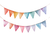 Watercolor Party Bunting Vinyl Car Decal Sticker – Waterproof & UV-Resistant 6.1866666666666665"