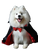 Dracula Samoyed Vinyl Car Decal Sticker – Waterproof & UV-Resistant 4.1066666666666665"