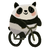 Bicycle And Panda Vinyl Car Decal Sticker – Waterproof & UV-Resistant 3.4133333333333336"