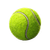 Tennis Ball Vinyl Car Decal Sticker – Waterproof & UV-Resistant 3.4133333333333336"