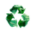 Recycling Logo V2 Vinyl Car Decal Sticker – Waterproof & UV-Resistant 3.4133333333333336"