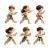 Taekwondo Kids V4 Vinyl Car Decal Sticker – Waterproof & UV-Resistant 6.826666666666667"
