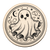 Friendly Halloween Ghost V2 Vinyl Car Decal Sticker – Waterproof & UV-Resistant 6.826666666666667"