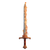 Flaming Sword V8 Vinyl Car Decal Sticker – Waterproof & UV-Resistant 3.4133333333333336"