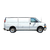 White Service Van Vinyl Car Decal Sticker – Waterproof & UV-Resistant 3.4133333333333336"