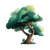 Green Tree V3 Vinyl Car Decal Sticker – Waterproof & UV-Resistant 3.4133333333333336"
