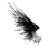 Torn Black Wing Vinyl Car Decal Sticker – Waterproof & UV-Resistant 3.4133333333333336"