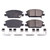 Upgrade Your GMC, Buick, or Chevrolet Brakes | Ceramic Brake Pads Set Of 4 | Noise-Free & Cleaner Braking