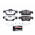 Power Stop Z36 Truck & Tow Brake Pads | Carbon-Fiber Ceramic, Supreme Stopping Power | Fits 2011-2022 Dodge Durango & Jeep Grand Cherokee