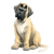 Adorable Mastiff Dog Vinyl Car Decal Sticker – Waterproof & UV-Resistant 6.826666666666667"