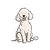 Cute Toy Poodle V2 Vinyl Car Decal Sticker – Waterproof & UV-Resistant 3.4133333333333336"
