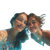 Friends Swimming Vinyl Car Decal Sticker – Waterproof & UV-Resistant 3.4133333333333336"