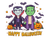 Halloween Monsters Duo Vinyl Car Decal Sticker – Waterproof & UV-Resistant 6.1866666666666665"