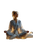 Meditating Cosmic Woman V2 Vinyl Car Decal Sticker – Waterproof & UV-Resistant 8.96"