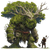 Giant Tree Monsters Vinyl Car Decal Sticker – Waterproof & UV-Resistant 3.4133333333333336"