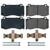 Enhance Your Braking Power | Ceramic Brake Pads for Jeep Grand Cherokee/Dodge/Chrysler | Set of 4