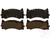 Raybestos Brakes Brake Pad PGD2223M Element3; OE Replacement; Semi-Metallic; Includes Mounting Hardware