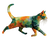 Colorful Running Cat Vinyl Car Decal Sticker – Waterproof & UV-Resistant 3.4133333333333336"