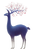 Fantastical Purple Llama Vinyl Car Decal Sticker – Waterproof & UV-Resistant 8.96"